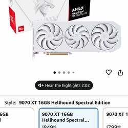 9070 XT white powercolor gpu