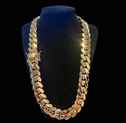 Gold Cuban Link Chain