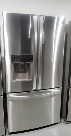 Kenmore 3-Door Stainless Steel Refrigerator
