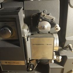 Vintage Bell & Howell Film Projector 16 Mm Film Sound Working