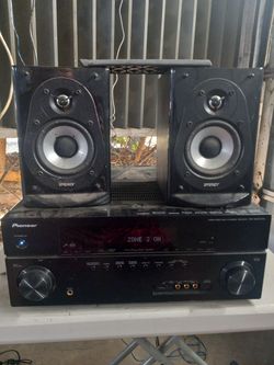 Pionner audio video multi channel receiver + speakers energy Connoisseur CB 5