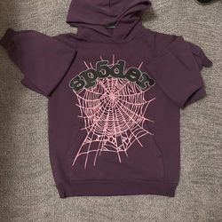 Sp5der Web Hoodie 'Grape' | Purple | Men's Size S.