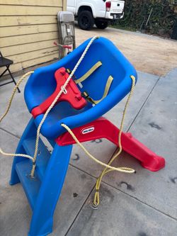 Little Tikes Toddler Swing with Rope + SLIDE