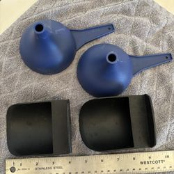 Tupperware funnels and Rocker scoops