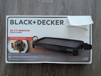 Black& Decker electric griddle