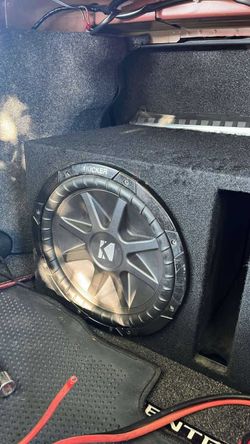 Kicker Car Subwoofer in Ported Box
