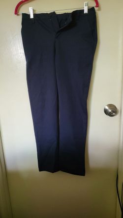 Unik School Uniform Navy Blue Pants Kids / Youth Size 12 Flat Front