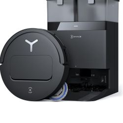 ECOVACS DEEBOT T50 PRO Omni Robot Vacuum and Mop, 3.19” Ultra-Slim, 15,000Pa Suction, ZeroTangle 2.0, TruEdge Edge Cleaning, AIVI 3D Obstacle Avoidanc