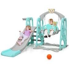 Slide And Swing Set 