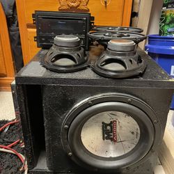 Subwoofer,door Speaker,800 Watt Amp , Pioneer Radio