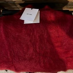 RED brushed Turtleneck