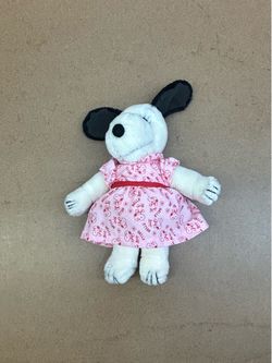 1968 UNITED Syndicate PEANUTS•Charlie Brown•SNOOPY “Belle” 10in PLUSH Toy 👀 (please read description)