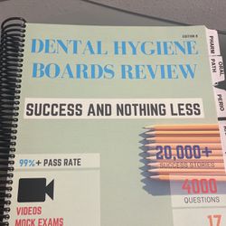 Dental Hygiene Board Review Book Studentrdh