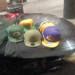 Basketball & Football Hats   (19 Hats)