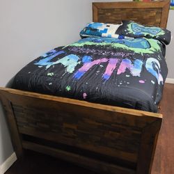 2 Twin Beds In One with dresser Set