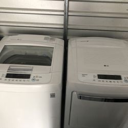 Lg Washer And Dryer Set Electric 