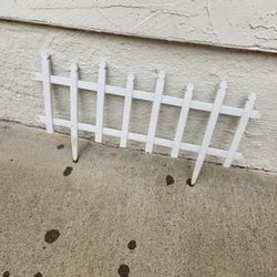 Small White Picket Fence- Free