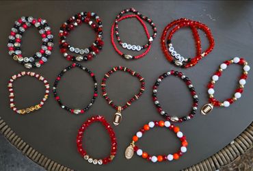 Tampa Bay Bucs handmade bracelets (Read description)