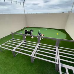 Putting Green Artificial Turf installation