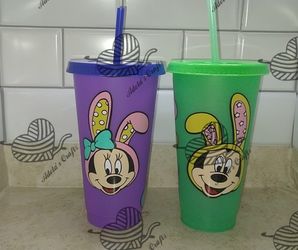 24oz Easter Coloring Changing Cold Cup