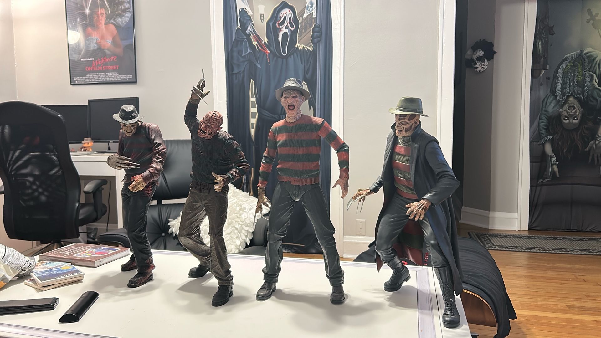 Large 18" Collectible Freddy Krueger Horror Lot