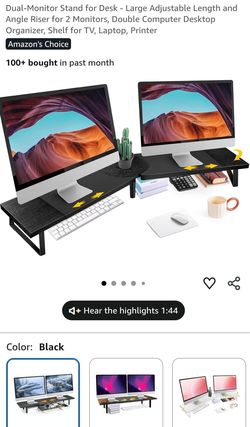 Dual Monitor Stand for desk