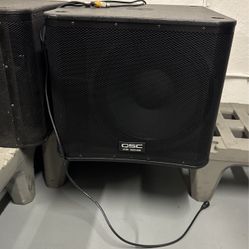 QSC Subwoofer, KW 181, 2 Units Sold As A Pair