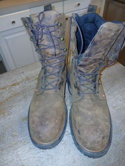 Redwing Size 12 Lace Up Work Boots