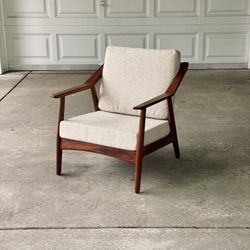 Reupholstered Mid Century Armchair by H. Brockmann Peterson 