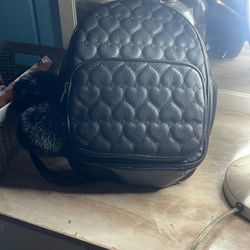 Black Mini Backpack 