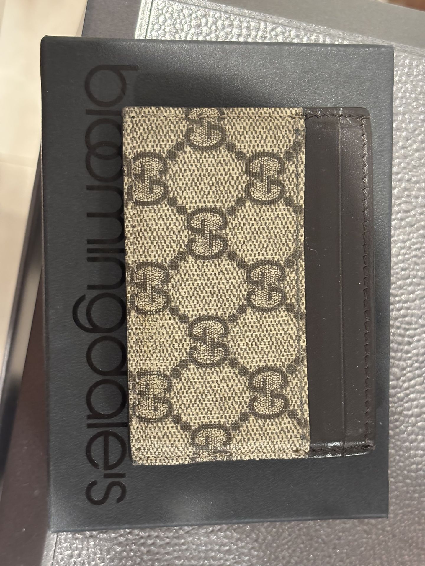 GUCCI x Canvas Card Holder Wallet