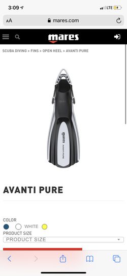 Mares Avanti Pure Scuba Fins