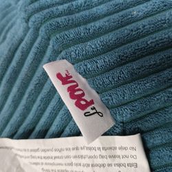 Le Pouf Bean Bag Skin 61797 OOKINT YZH138 Esther Bean Bag Cover Teal 5 Ft