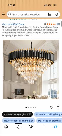 Chandelier in box new