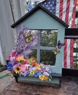 Beautiful Wall Decor With Shelf And Mirror