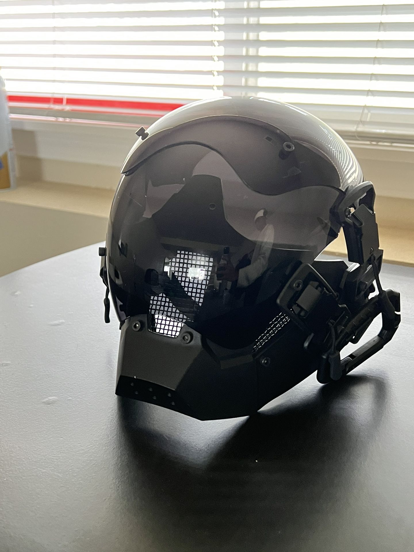Cyberpunk Black Halloween Cosplay Costume Mask