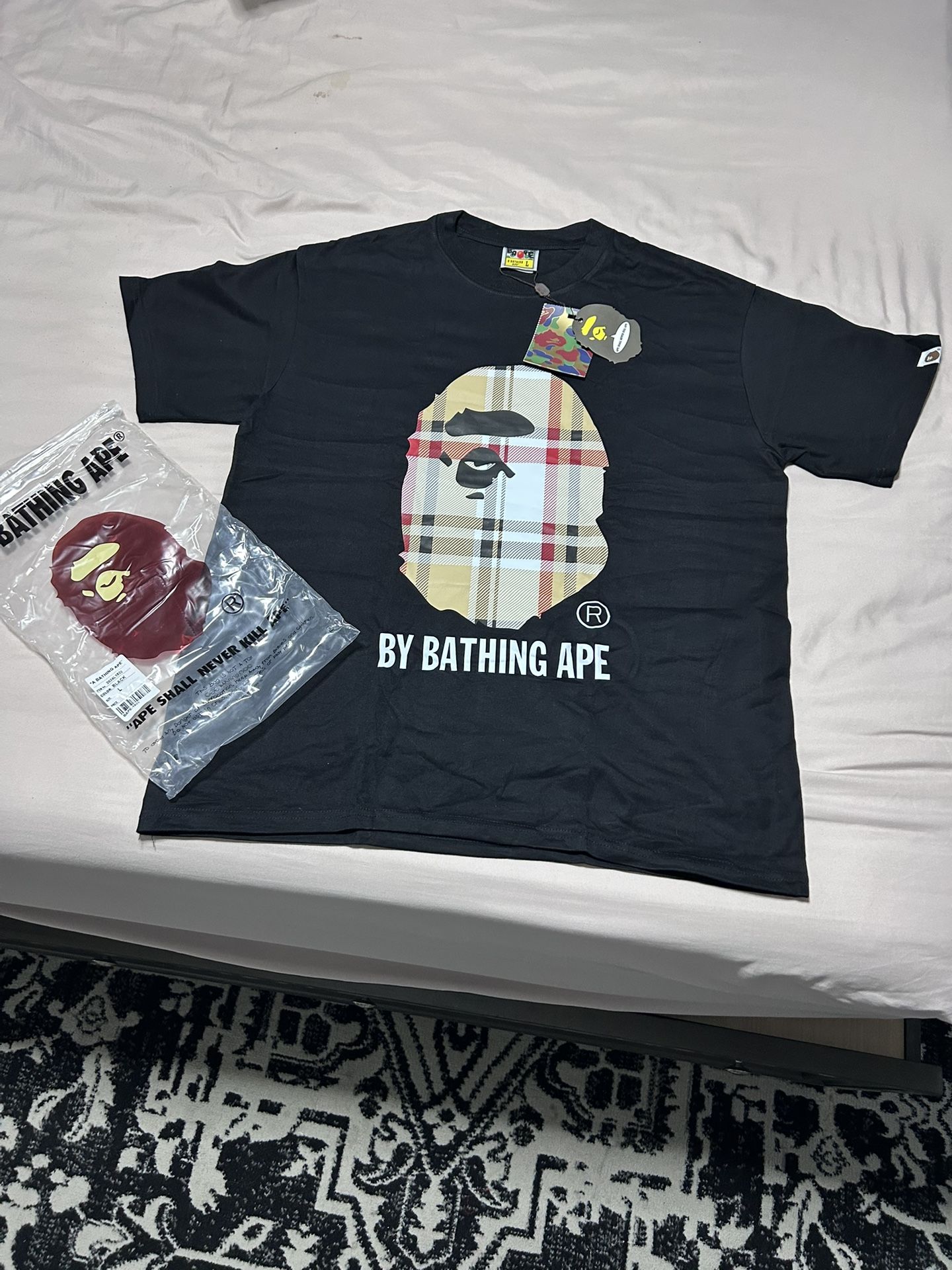 Bape X Burberry Black