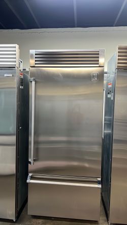 HESTAN 36”WIDE BUILT IN BOTTOM FREEZER REFRIGERATOR STAINLESS STEEL