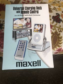 Maxell universal charging dock w/remote control