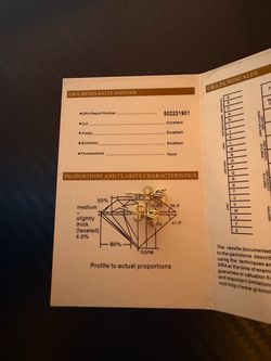 Moissanite Stud Earrings with GRA Certificate