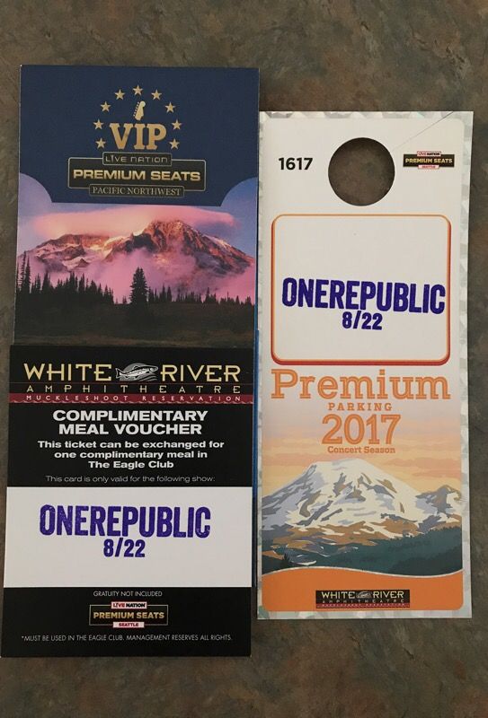 One Republic Tickets