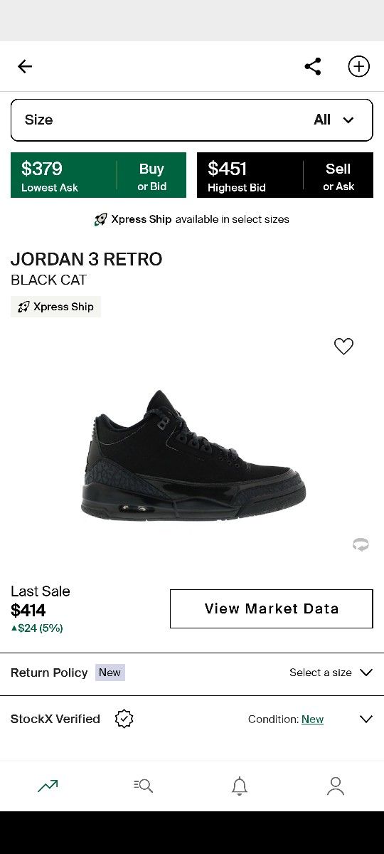 Jordan 3 Black Cats