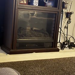 Fireplace heater mantel