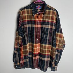 Best Made Co. Long Sleeve Button Down Shirt Mens XL Red Blue