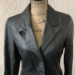 Leather jacket, size 8