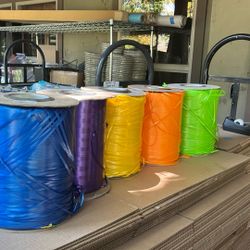 3/16” Curling Ribbon Bulk Lot Of 5 Colors 