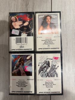 4 Ted Nugent cassette tapes
