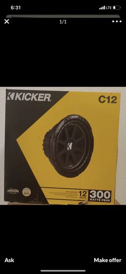 CompC KICKER 🔊 12 inch !!! Brand new subwoofers!!
