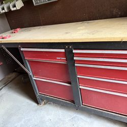CRAFTSMAN Heavy-Duty Steel Workbench w/ Drawers