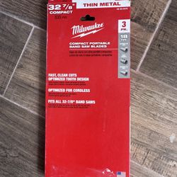 Milwaukee Compact Portable Bandsaw Blades